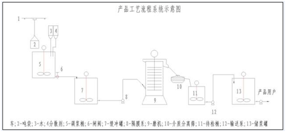 工艺流程示意图