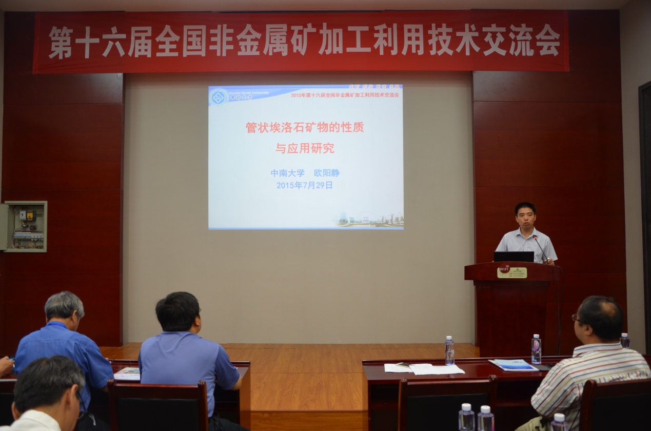 中南大学欧阳静副教授在做报告