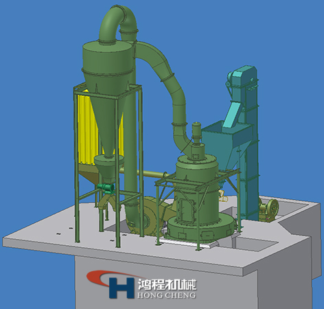 桂林鸿程供应改进型磨粉机 细粉磨粉机 非金属矿磨粉机 磨粉机价格