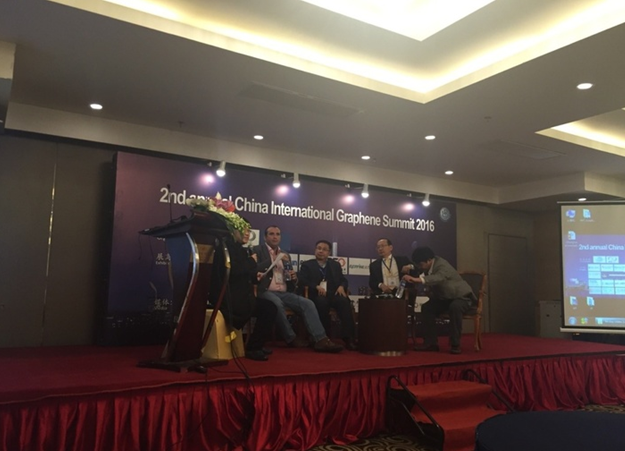 会议最后是讨论环节，有来自Graphenano, Cabot，超威集团等企业的研发人员