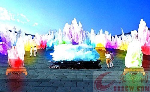 全国最大最好透明石膏落户黄石矿博园
