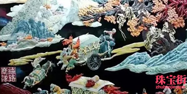 用料30吨玉石，雕成重达10吨的丝绸之路PK清明上河图