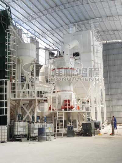 广州超微振动磨新型HLMX1500立式钾长石磨粉机