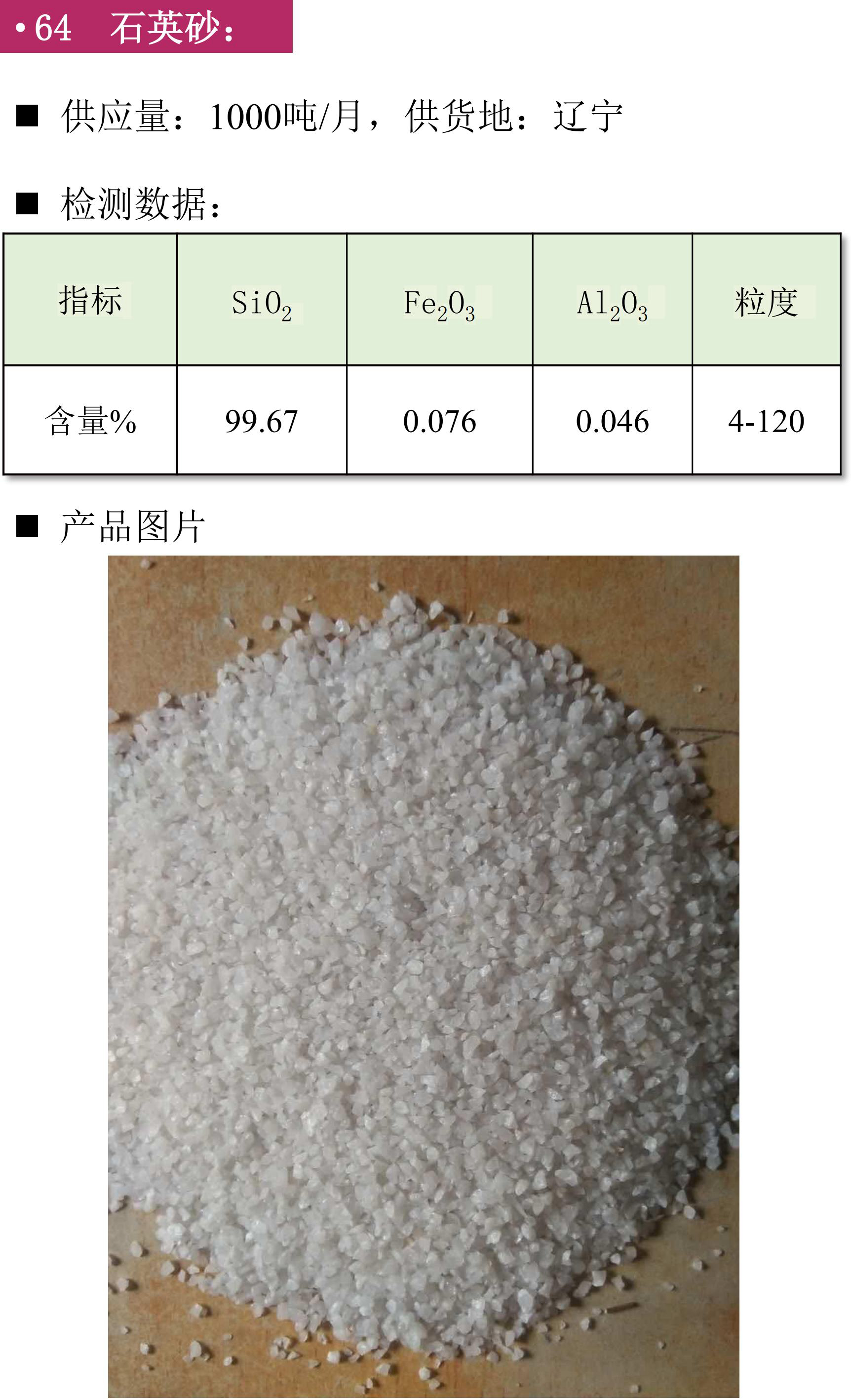 硅矿、石英砂、黑石英、石英矿、方解石、膨润土、钾长石、石英板材砂、低铁石英砂、白云石砂、镁质土