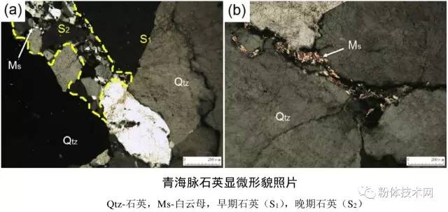 脉石英（veinquartz）是一种与花岗岩有关的岩浆热液矿脉，其矿体大多数情况下是不规则的脉状形式。