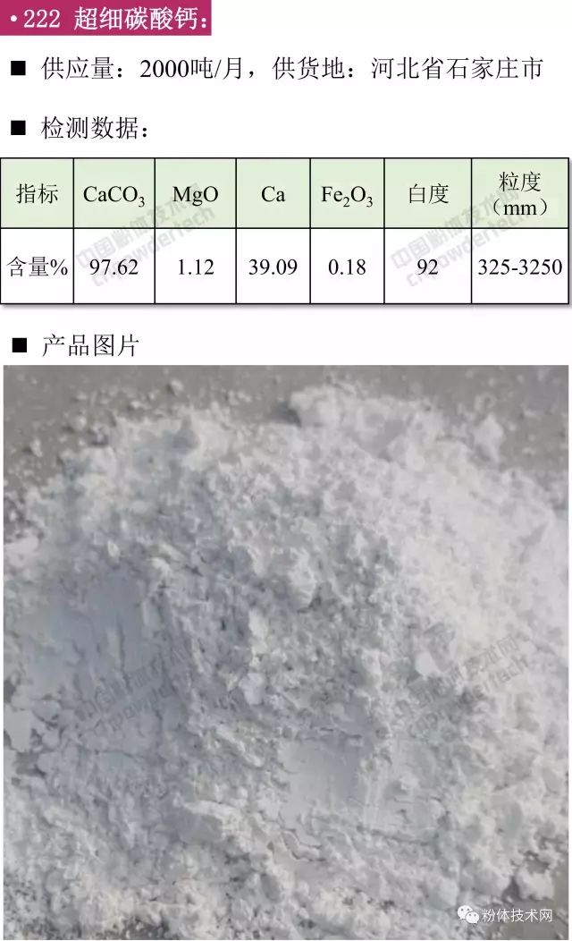超细碳酸钙