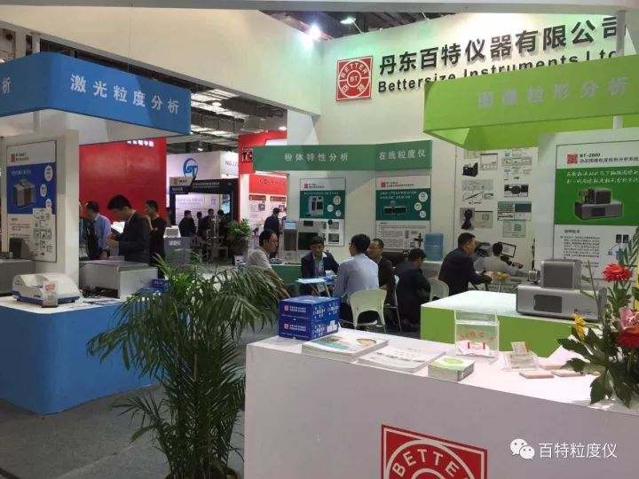 百特高端粒度仪亮相多家展会，与国外同行同台竞技