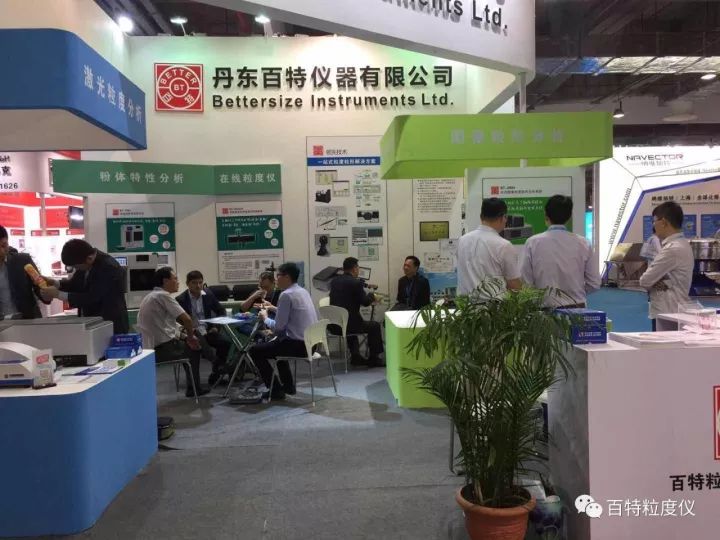 百特高端粒度仪亮相多家展会，与国外同行同台竞技