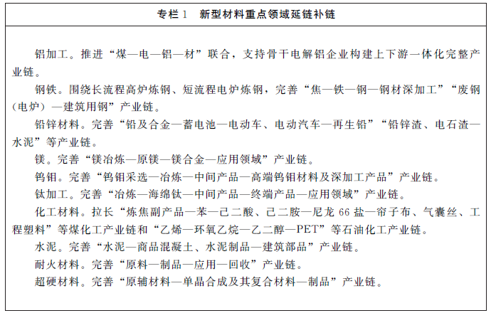 河南省新型材料业转型升级行动计划