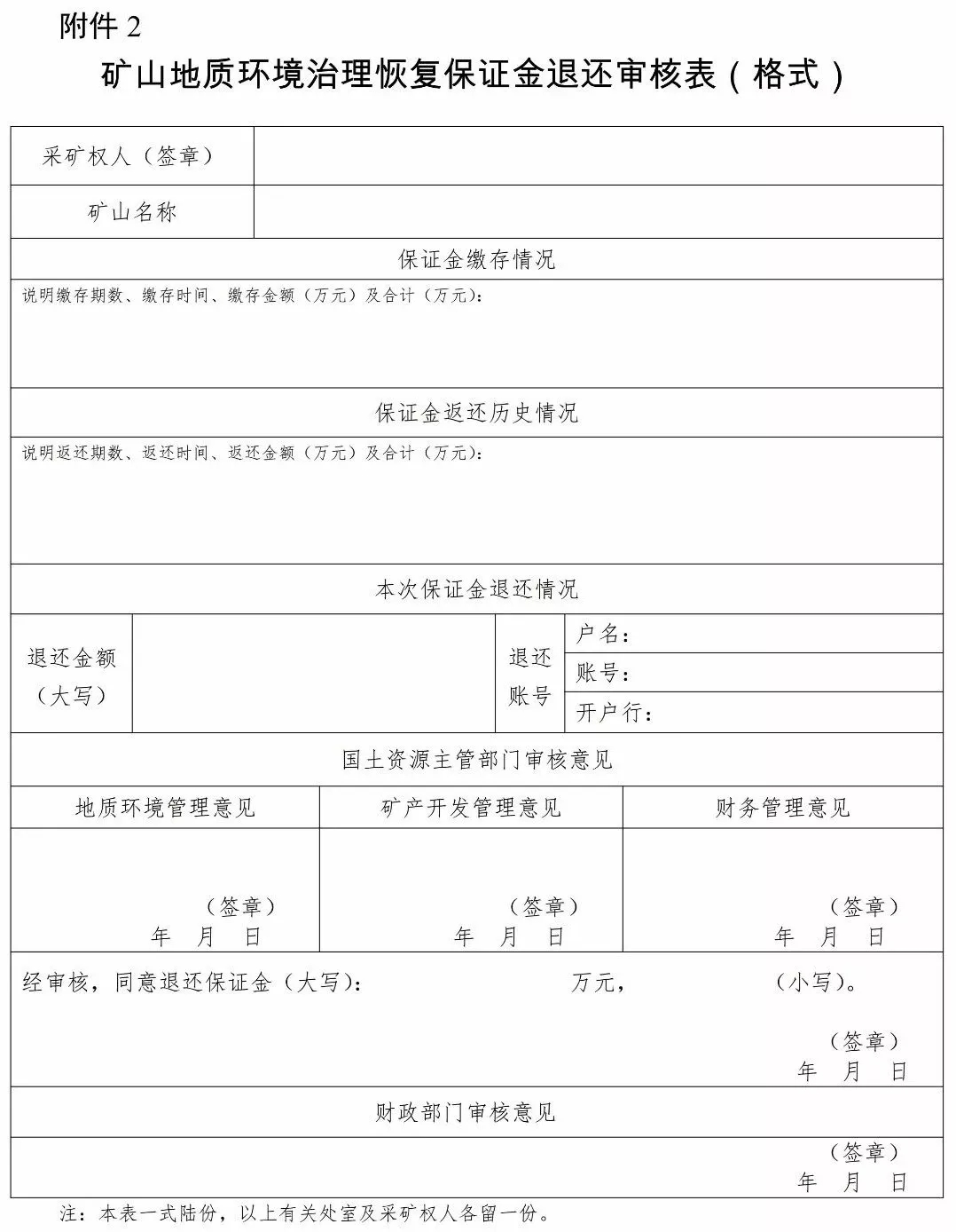 广西 保证金 矿山