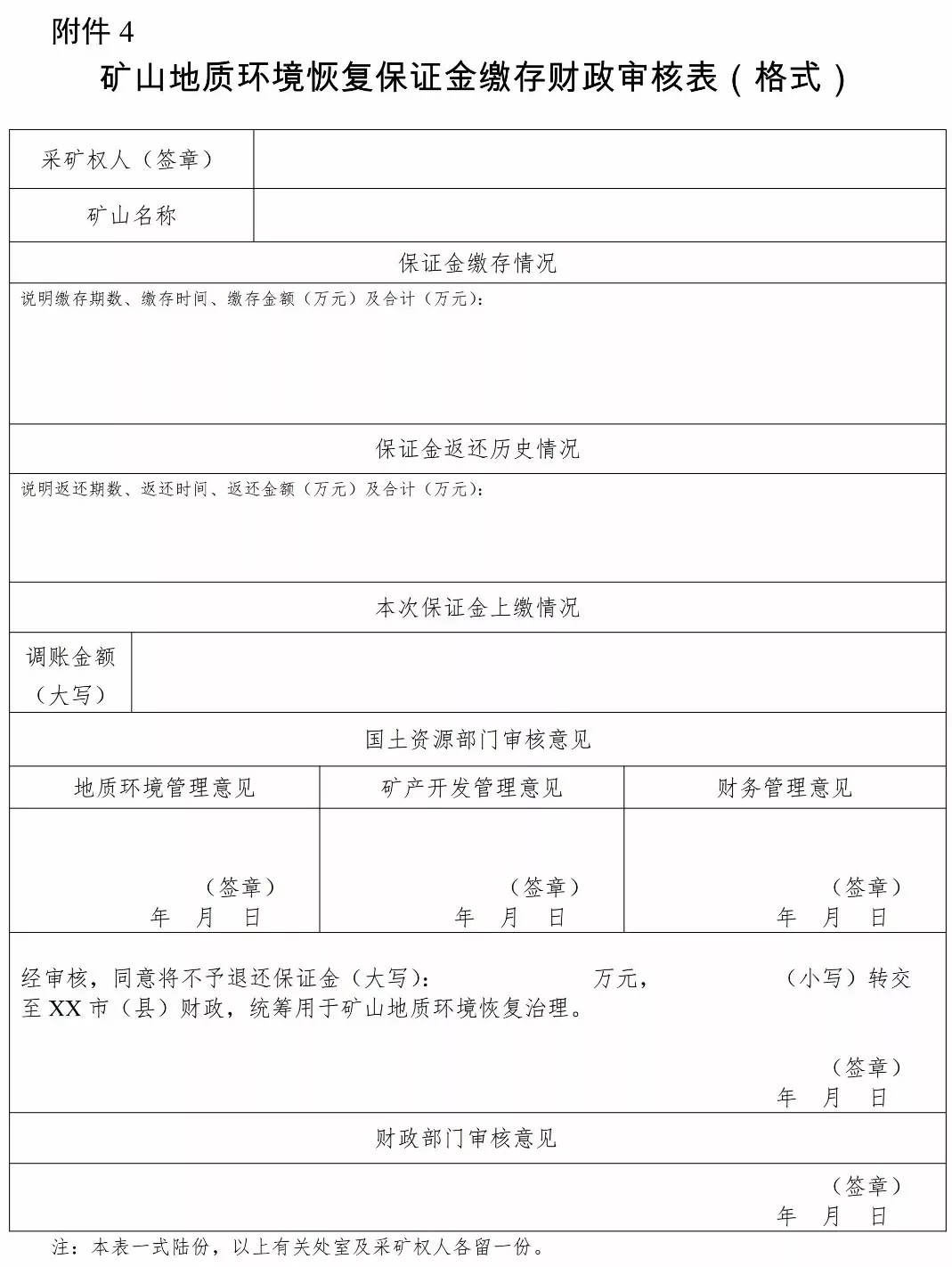 广西 保证金 矿山