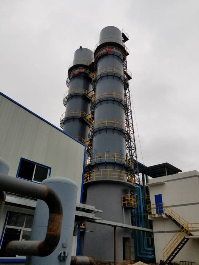 湖北凯龙矿业纳米碳酸钙智能化生产线窑炉点火成功