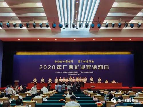 广西贺州科隆粉体荣获“2018—2019年度广西优秀企业”称号