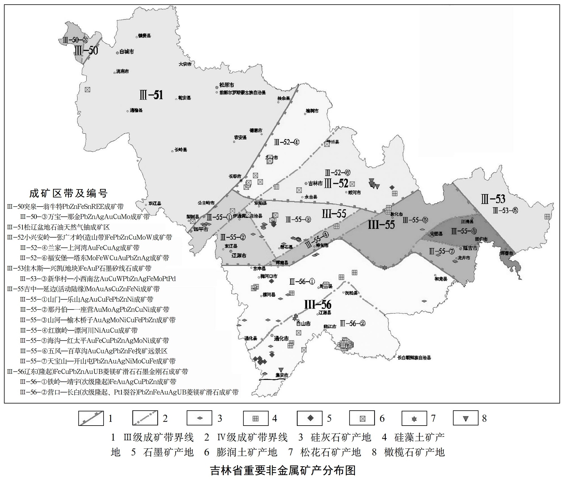 吉林省6种优势非金属矿产资源及特点
