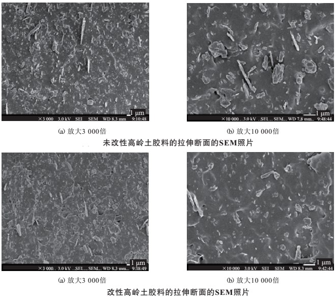 煤系高岭土干法改性及其对丁苯橡胶性能的影响 　　