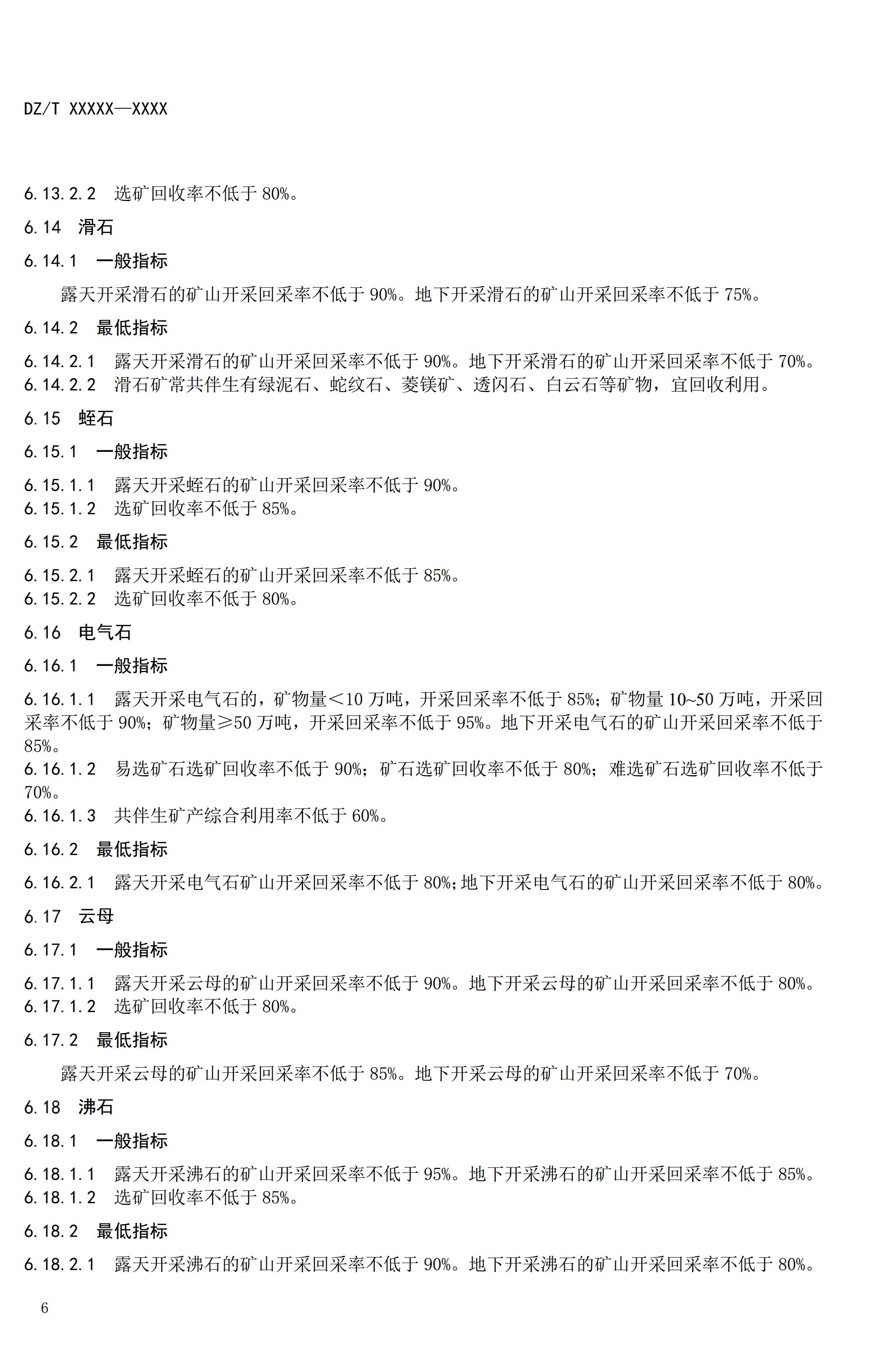 【资讯】行业标准《方解石、石灰岩、滑石等等25种非金属矿“三率”指标要求》征求意见 　　
