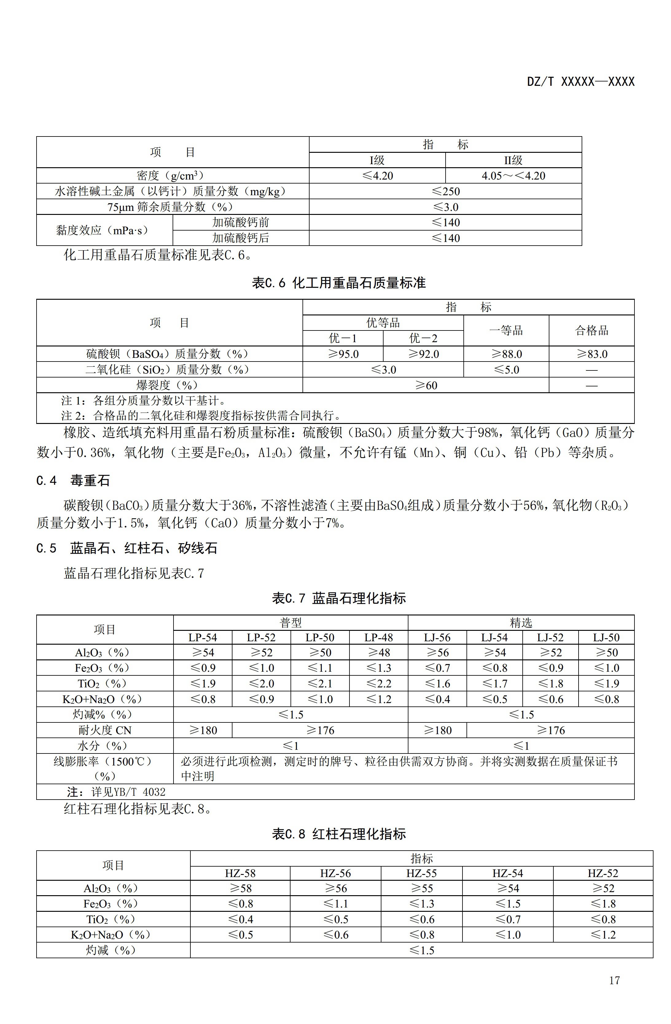 【资讯】行业标准《方解石、石灰岩、滑石等等25种非金属矿“三率”指标要求》征求意见 　　