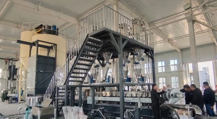 【资讯】新疆疆山富科技活化碳酸钙生产线开机