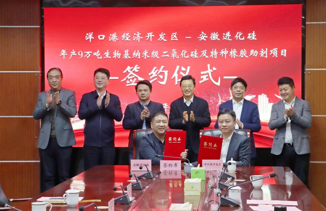 9万吨生物基纳米级二氧化硅及橡胶助剂项目落户江苏